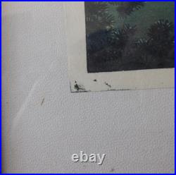 Koitsu Tsuchiya SAIKO NO YUSHO 1938 Woodblock Print like Kawase Hasui