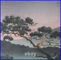 Koitsu Tsuchiya SAIKO NO YUSHO 1938 Woodblock Print like Kawase Hasui