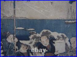 Kunisada II Woodblock Print x12 Chushingura 12 Acts, 47 Ronin, Sketchbook