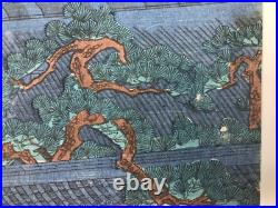 Kuniyoshi Woodblock Print TriptychGishi hyojo no zu, Ukiyo-e, Chushingura, c. 1850 Kuniyoshi Woodblock Print TriptychGishi hyojo no zu, Ukiyo-e, Chushingura, c. 1850