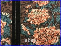 Kuniyoshi Woodblock Print TriptychGishi hyojo no zu, Ukiyo-e, Chushingura, c. 1850