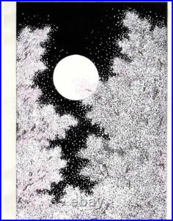 Kyoto Oboro Sakura Moon Kato Teruhide Japanese Woodblock Print Kyoto Oboro Sakura Moon Kato Teruhide Japanese Woodblock Print