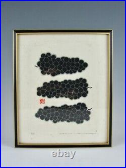 MAKI HAKU (JAPANESE 1924 2000) Original Woodblock Print Signed Titled & Dated