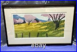 Masahiko Honjo Japanese Woodblock Print Spring Road 24/200 Limited Edition