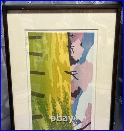 Masahiko Honjo Japanese Woodblock Print Spring Road 24/200 Limited Edition