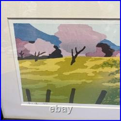 Masahiko Honjo Japanese Woodblock Print Spring Road 24/200 Limited Edition