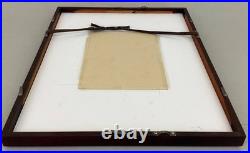 Masahiro Takade Japanese Woodblock Print Ran Framed Signed Authentic