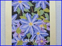 Masaki Yoshida Japanese Woodblock Print Flower #2