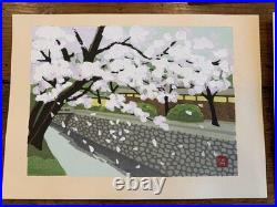 Masao Ido Creative Woodblock Print Four Seasons of Kyoto Spring Summer Fall