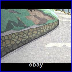 Masao Ido Tsukimizaka in Summer (?) Original Japanese Woodblock Print