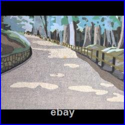 Masao Ido Tsukimizaka in Summer (?) Original Japanese Woodblock Print