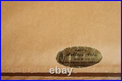 Mikumo Inagaki Nenjiro Two Geisha Umbrellas Woodblock SIGNED Print 1967 Japan