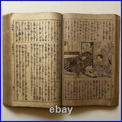 Mizuno Toshikata Ukiyo-e Woodblock Print Edo no Hana 1895 Antique Japan