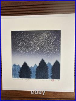 NAMIKI HAJIME Woodblock Print Night Scene 4 Signed&Numbered Print Pre-ordered