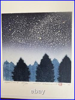 NAMIKI HAJIME Woodblock Print Night Scene 4 Signed&Numbered Print Pre-ordered