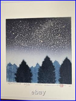NAMIKI HAJIME Woodblock Print Night Scene 4 Signed&Numbered Print Pre-ordered