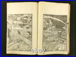 OPIUM WAR Japanese Woodblock Print Banned Book Yokohama-e Sadahide 1849 Edo b744