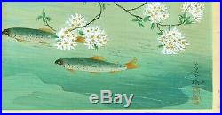 Ohno Bakufu Japanese Woodblock Print Rainbow Trout Familiar Fishes of Japan