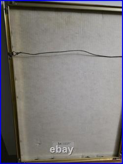 Old Japanese Woodblock Print Ohara Koson Egrets Crescent Moon Snipes Reeds Lot