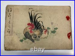 Old Japanese woodblock print bookShunga, Ukiyo-e, Meiji era, Bijin-ga, Dog