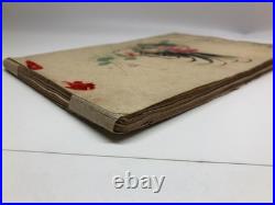 Old Japanese woodblock print bookShunga, Ukiyo-e, Meiji era, Bijin-ga, Dog