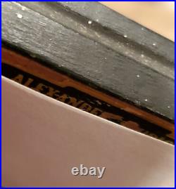 Orig 1920s TAKAHASHI HIROAKI SHOTEI Japanese Woodblock COLD WINTER WIND 15x6.5