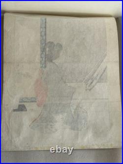 Original Antique Japanese Woodblock Print Shin-Hanga Artist