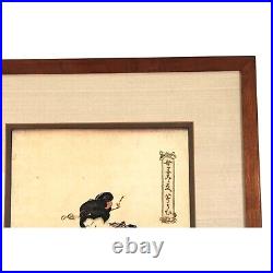Original Antique Woodblock Print On Rice Paper Toyokuni Kunisada (1786-1864)