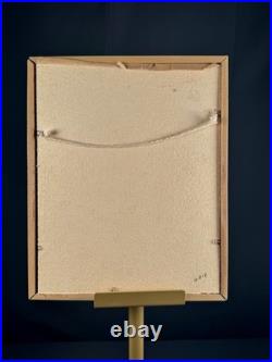 Original Hiroshige Woodblock Print Omi Province Lake Biwa Ukiyo-e Antique Japan