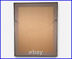 Original Junichiro Sekino Japanese Woodblock Print Takekurabe Young Girl Framed