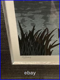 Original Signed & Numbered 13/200 Shufu Miyamoto Japanese Woodblock Print