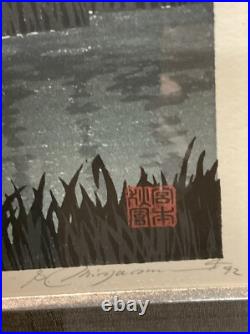 Original Signed & Numbered 13/200 Shufu Miyamoto Japanese Woodblock Print