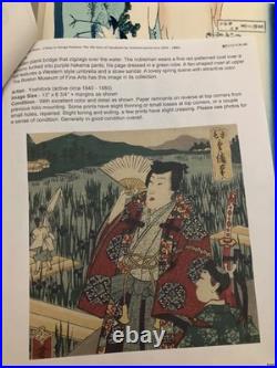 Original Yositora Japanese woodblock Chiryu in Suruga Province 53 Stations 1872