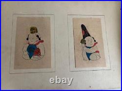 Pre-War, 1930, Imperial Palace Dolls, Yoshida Et Al, Colored Japanese Woodblock