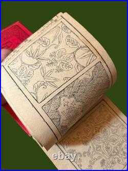 RARE Antique Takizawa Kiyoshi Japanese Woodblock Print Book 1882 Meiji Era