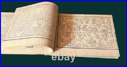 RARE Antique Takizawa Kiyoshi Japanese Woodblock Print Book 1882 Meiji Era