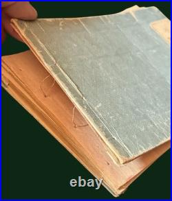 RARE Antique Takizawa Kiyoshi Japanese Woodblock Print Book 1882 Meiji Era