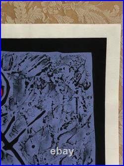 RARE Haku Maki Animal Song Ox Woodblock Print Poem 17/50 SIGNED