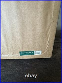 Rare Bakufu Ohno 1952 Vintage Japanese Woodblock Print Night Scene of Water Mill