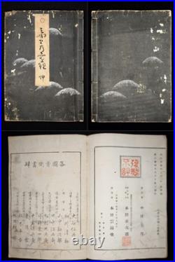 Rare/Meiji/1901's/Honda Unkindo/Japanese Woodblock Print Book/Antique