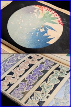 Rare/Meiji/1901's/Honda Unkindo/Japanese Woodblock Print Book/Antique