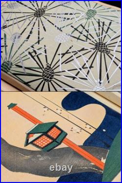 Rare/Meiji/1901's/Honda Unkindo/Japanese Woodblock Print Book/Antique