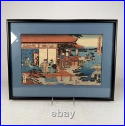 Sadahide Utagawa 1807-1873 Woodblock Print Kanadehon Chushingura 47 Ronin Act 9