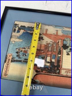 Sadahide Utagawa 1807-1873 Woodblock Print Kanadehon Chushingura 47 Ronin Act 9