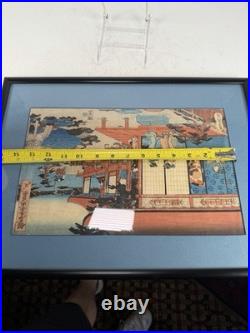 Sadahide Utagawa 1807-1873 Woodblock Print Kanadehon Chushingura 47 Ronin Act 9