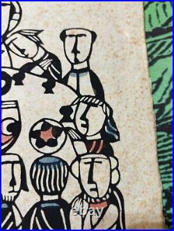 Sadao Watanabe Japanese Woodblock Print Story of the Bible Last Supper