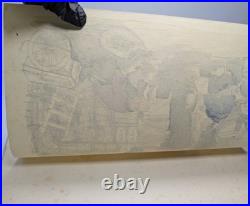 Sanzo Wada Coal Vendor Woodblock Print Occupations of Showa Japan