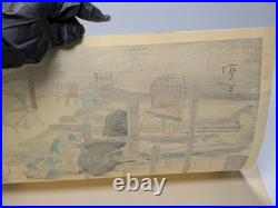 Sanzo Wada Women Weavers Woodblock Print Occupations of Showa Japan