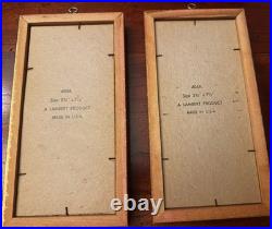 Set Of 2 Gold Framed Hosoda Eishi Woodblock Print A. Lambert Reproduction