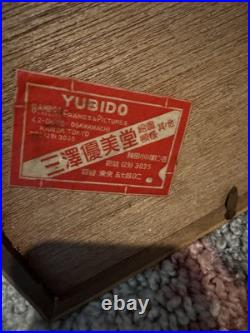 Set of Four signed Wood Block Japanese Horse Prints By Urushibara Mokuchu